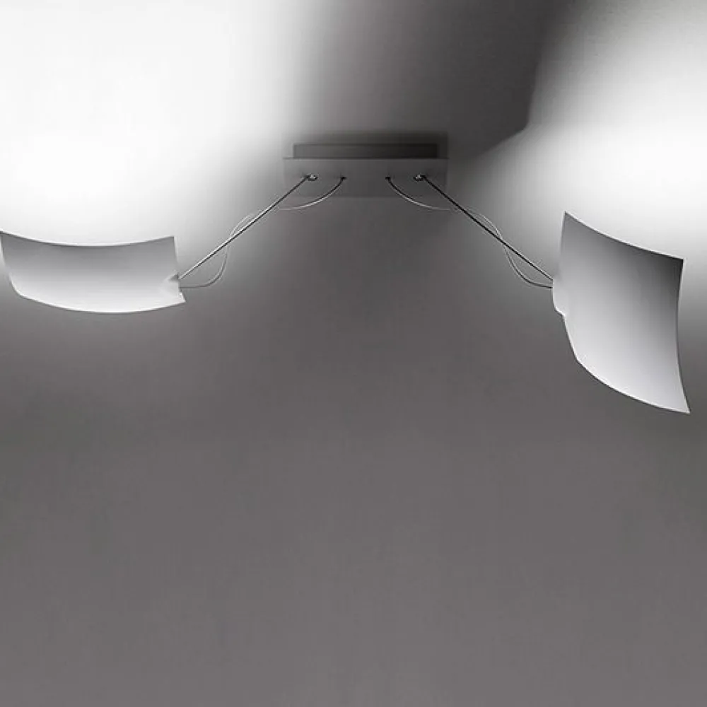 Ingo Maurer Plafonniers|Appliques>2 x 18 x 18 Appliques Plafonniers LED Blanc