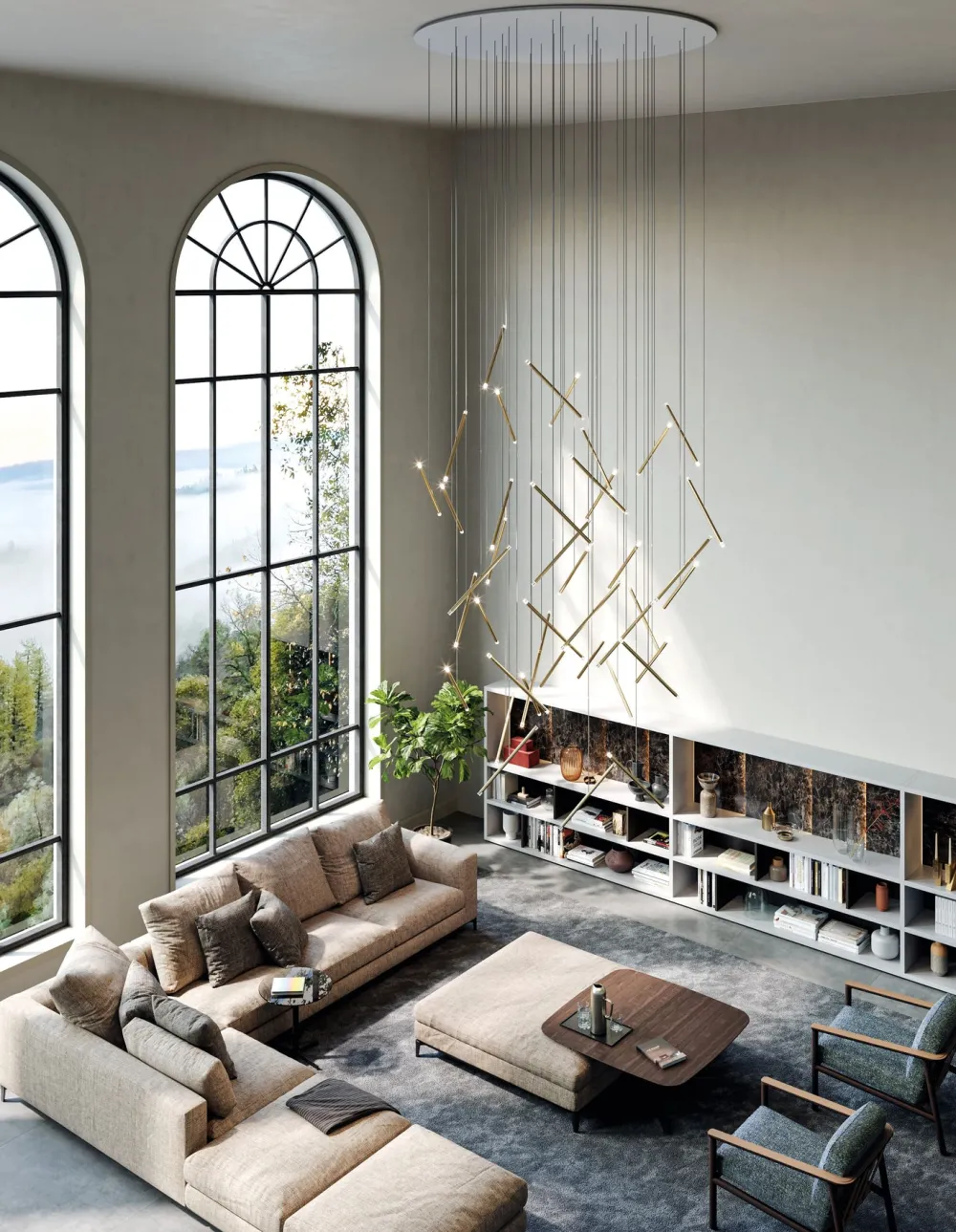 Lodes Suspensions>A tube nano duo 50cm Suspensions LED