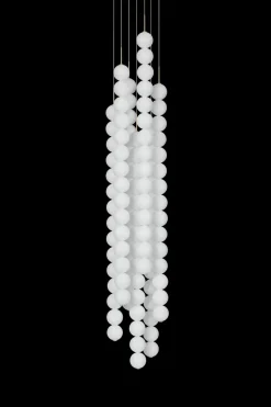Terzani Suspensions>Abacus 7 - 145cm Suspensions LED Blanc