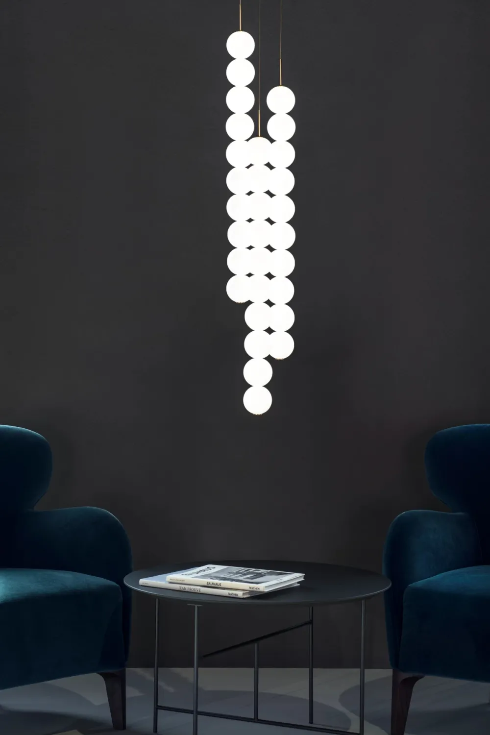Terzani Suspensions>Abacus 3 - 100cm Suspensions LED Blanc