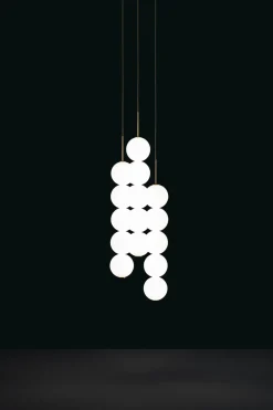 Terzani Suspensions>Abacus 3 - 50cm Suspensions LED Blanc