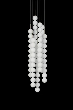 Terzani Suspensions>Abacus 7 - 110cm Suspensions LED Blanc