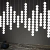 Terzani Suspensions>Abacus linéaire 175cm Suspensions LED Blanc