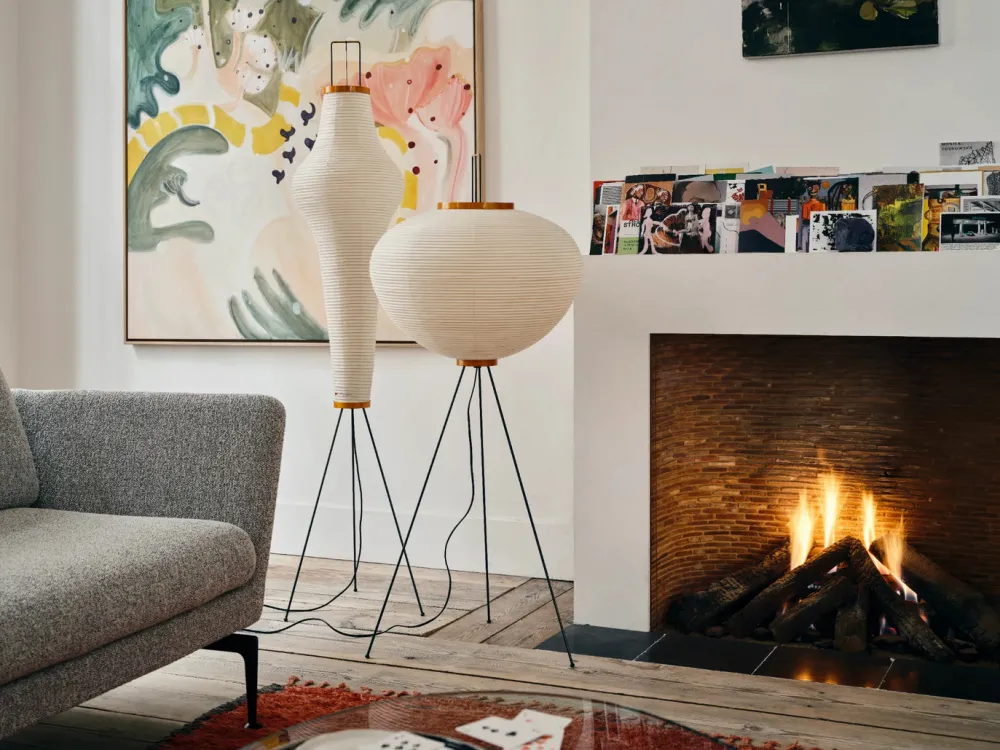 Vitra Lampadaires>Akari 10A Lampadaires Beige