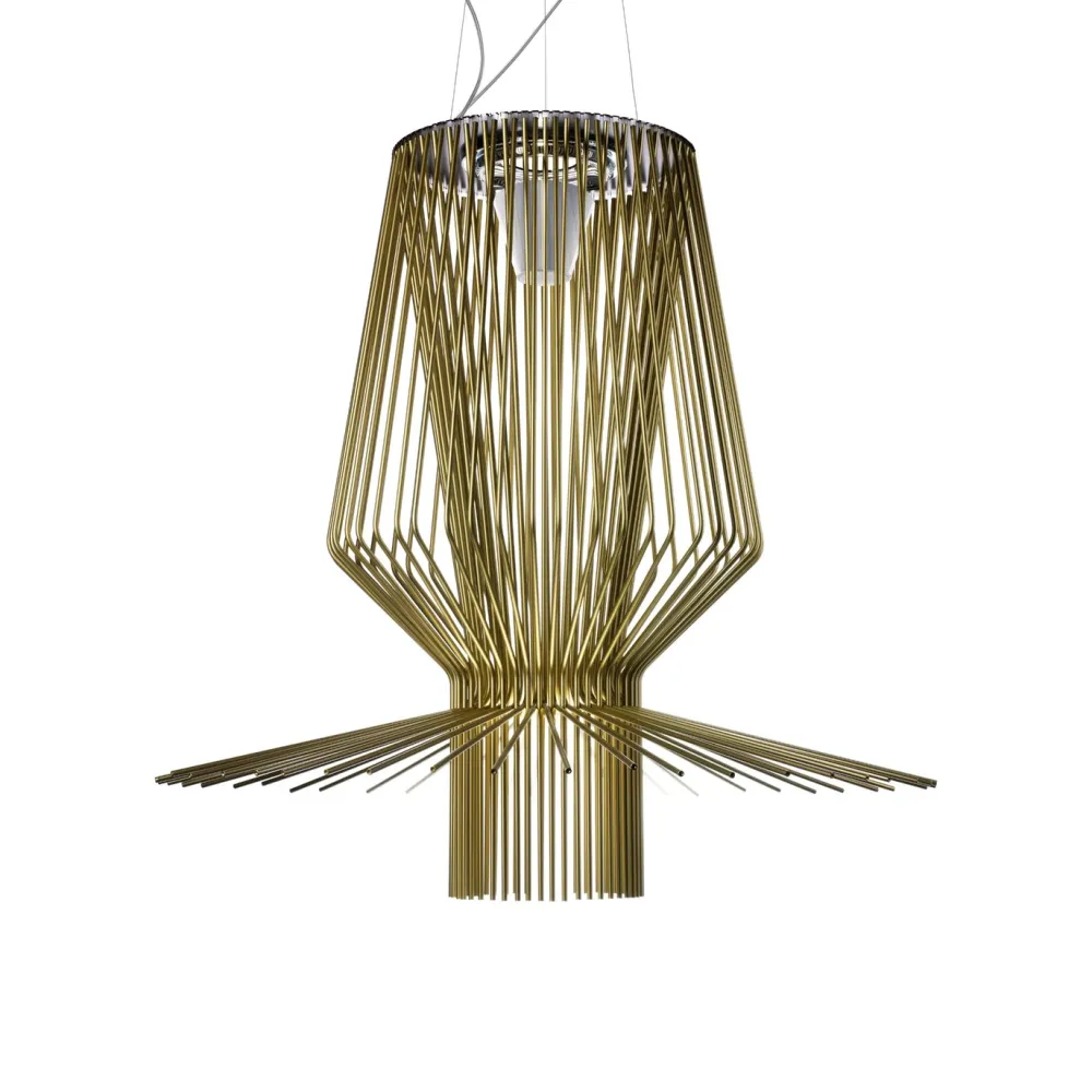 Foscarini Suspensions|Suspensions>Allegro Assai Suspensions Doré