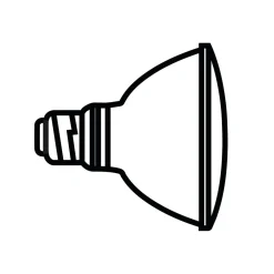 Flos Dimmables>Ampoule E27 17W PAR38 Non-Dimmable