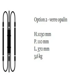 Magic Circus Appliques>Applique Néon Triple 103cm Appliques Laiton