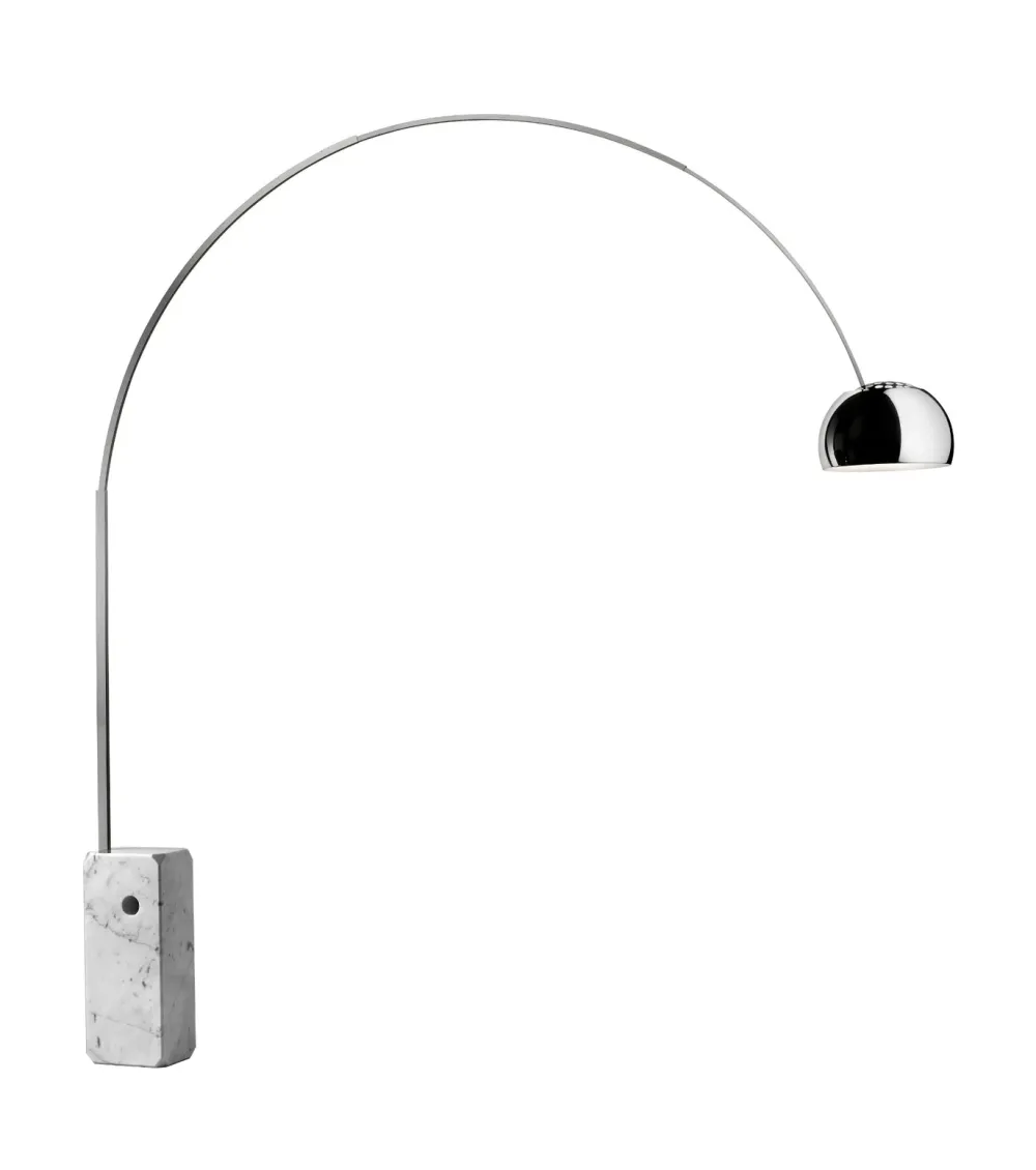 Flos Lampadaires>Arco Lampadaires Argent