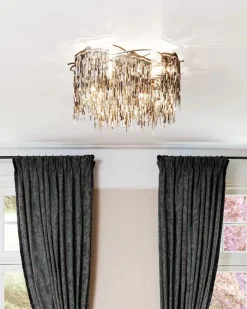 Brand Van Egmond Plafonniers>Arthur Ø80cm Plafonniers Argent