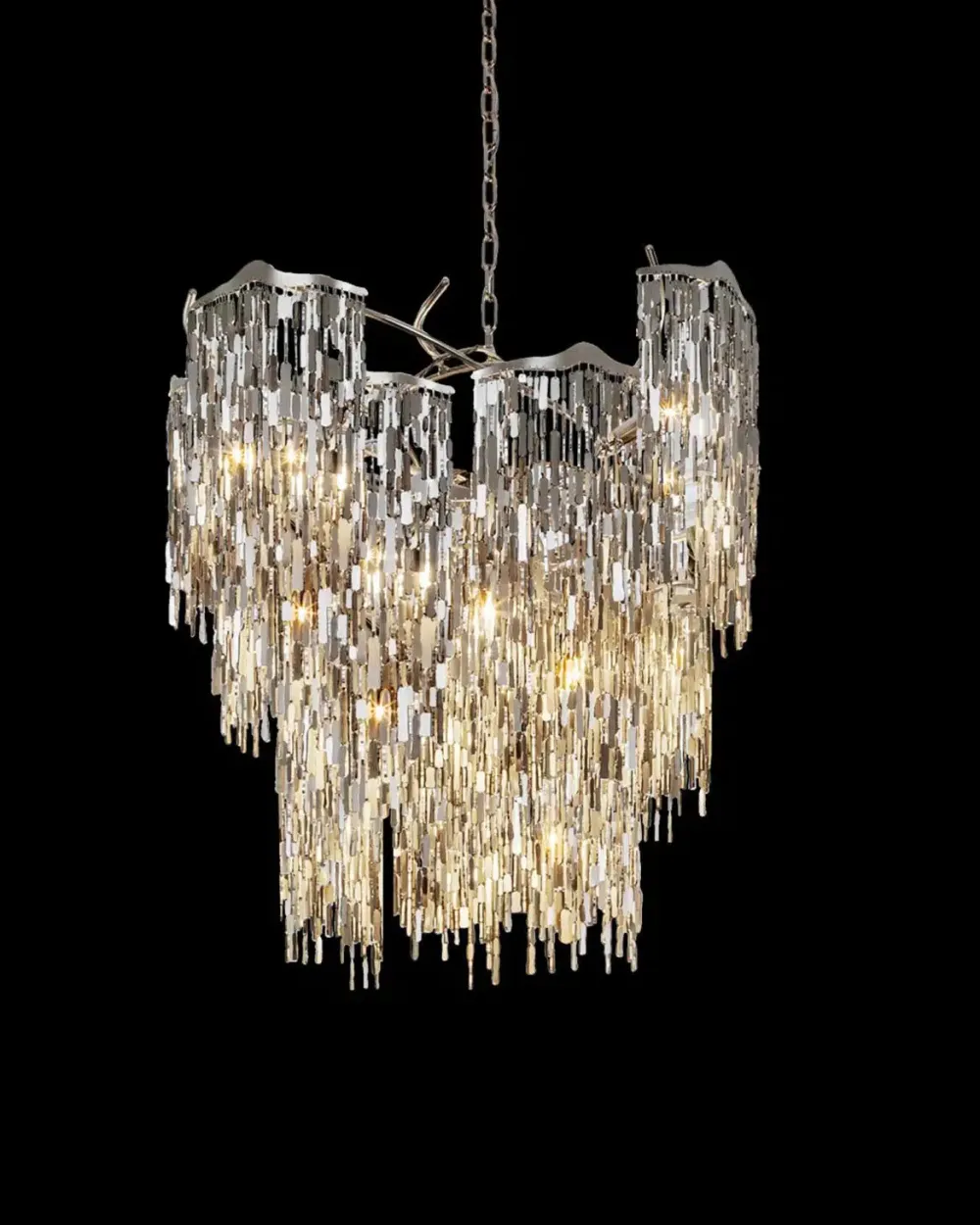 Brand Van Egmond Lustres|Suspensions>Arthur cônique Ø60cm Suspensions Argent