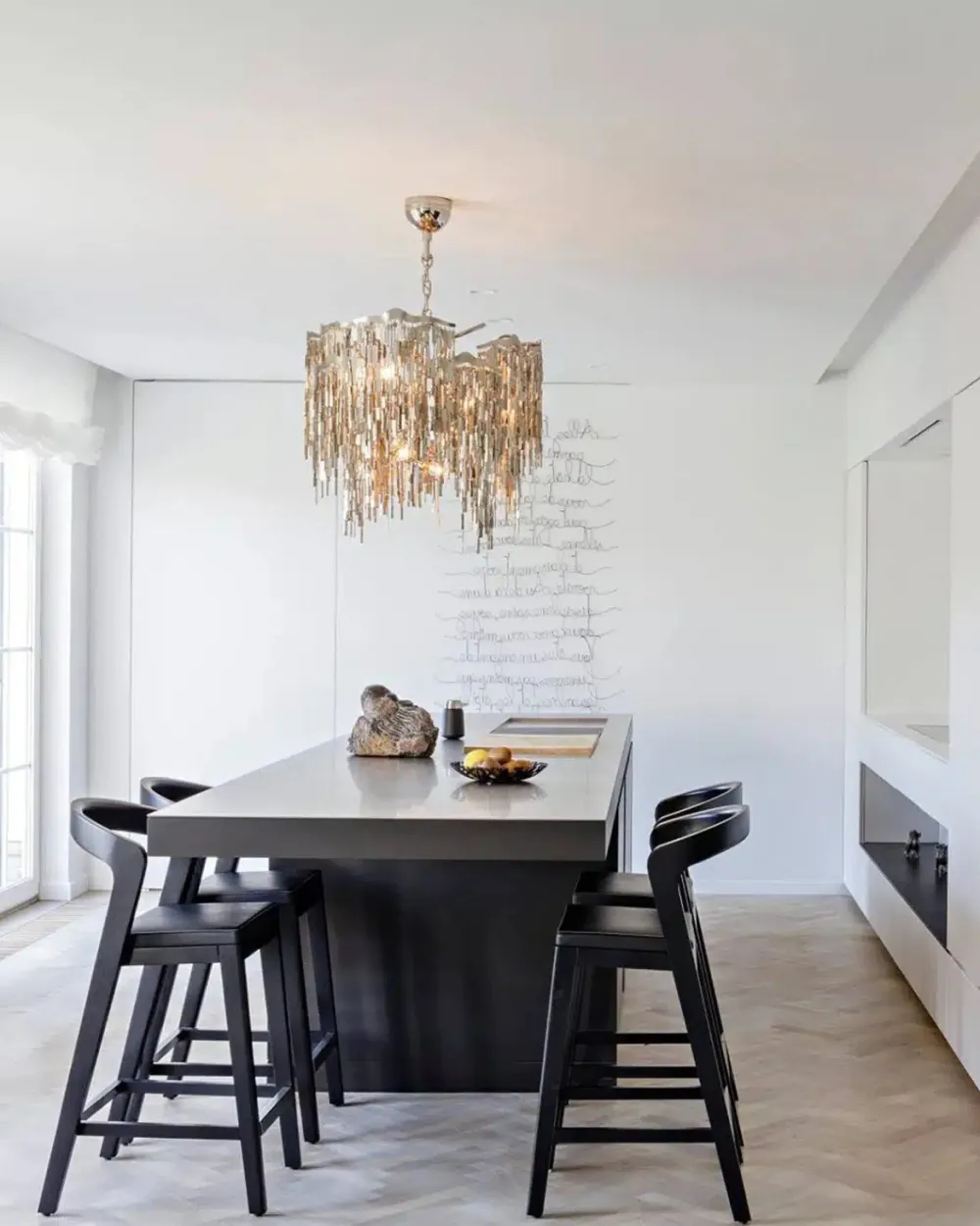 Brand Van Egmond Lustres|Suspensions>Arthur rond Ø80cm Suspensions Argent