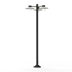 Roger Pradier Lampadaires>Aubanne N°6 Verre Clair Lampadaires Outdoor