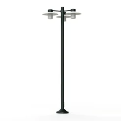 Roger Pradier Lampadaires>Aubanne N°6 Verre Dépoli Lampadaires Outdoor