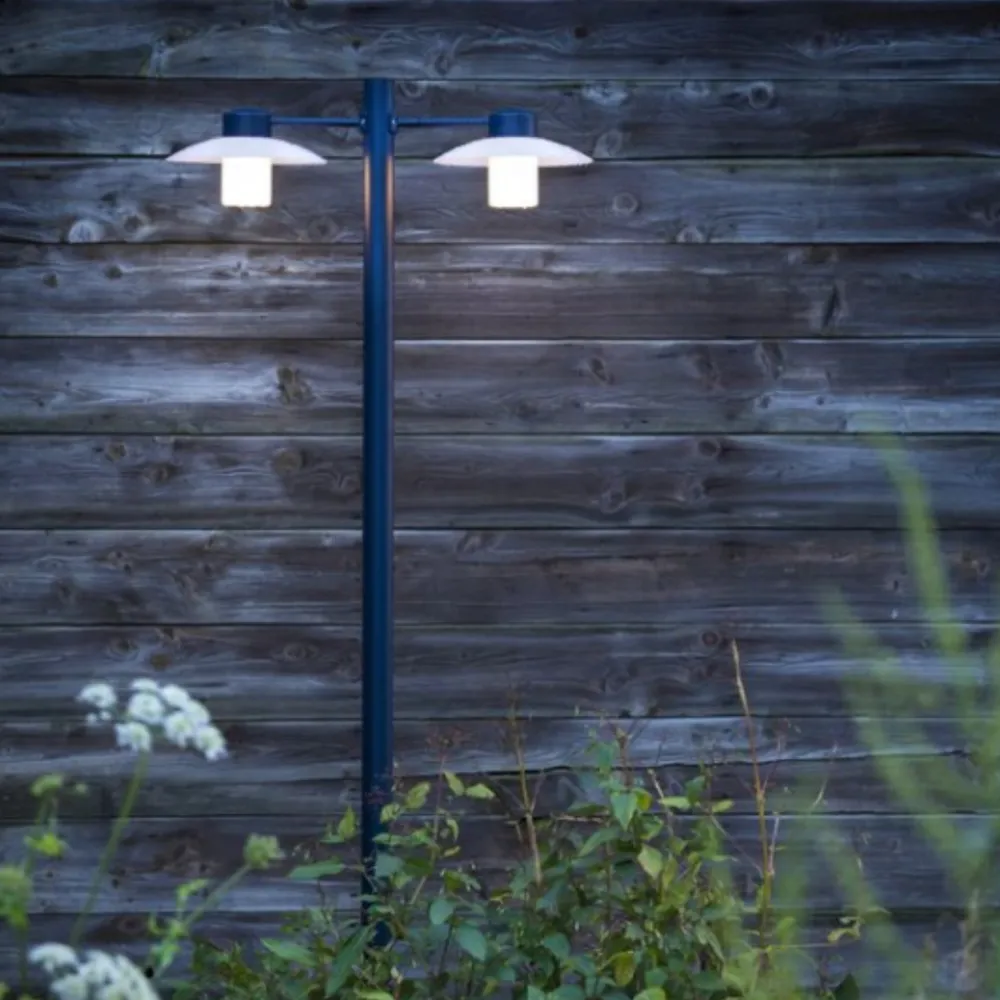 Roger Pradier Lampadaires>Aubanne N°5 Verre Dépoli Lampadaires Outdoor