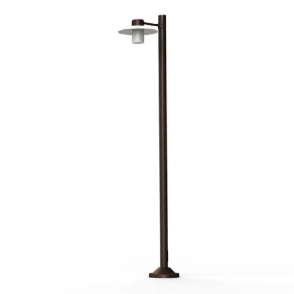 Roger Pradier Lampadaires>Aubanne N°4 Verre Dépoli Lampadaires Outdoor