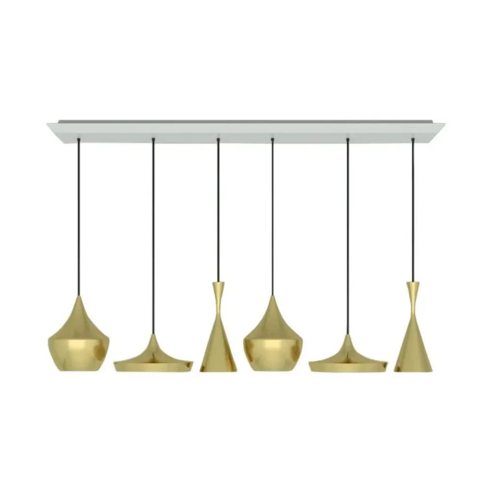 Tom Dixon Suspensions>Beat Range Linéaire Suspensions LED