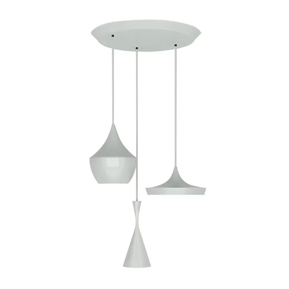 Tom Dixon Suspensions>Beat Trio Round Suspensions LED