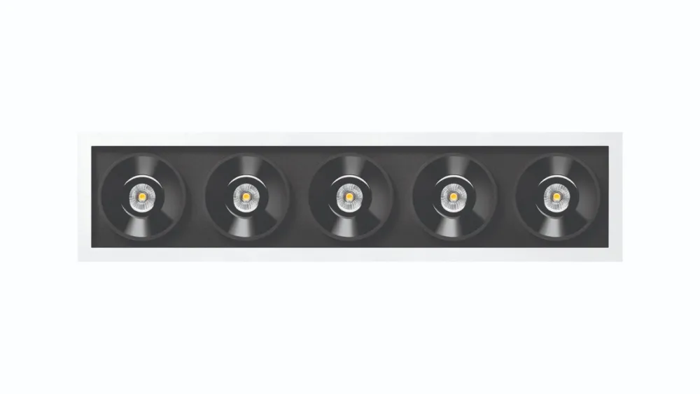 Arkos Light Spots>Black Foster 5 Spots