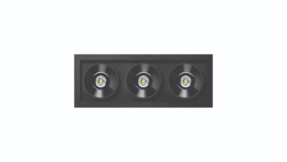 Arkos Light Spots>Black Foster 3 Spots