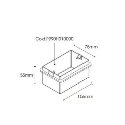 Flos Accessoires>Boitier de dérivation à encastrer