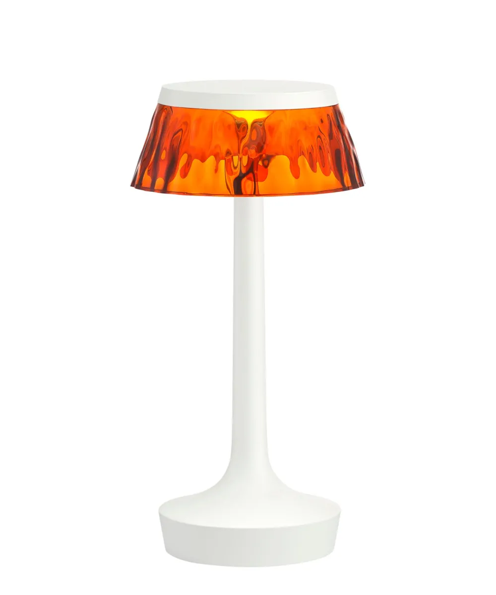 Flos Lampes Nomades|Lampes À Poser>Bon Jour unplugged blanc Baladeuses et nomades LED