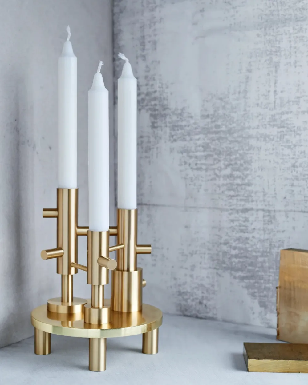 Fritz Hansen Bougeoirs>Bougeoir Candleholder Laiton