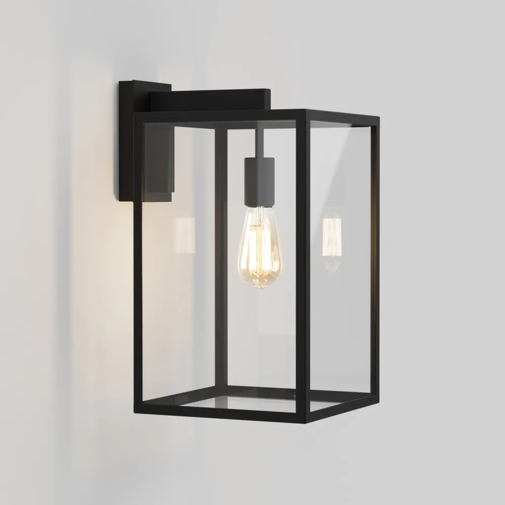 Astro Lighting Appliques>Box Lantern 450 Appliques Outdoor Noir