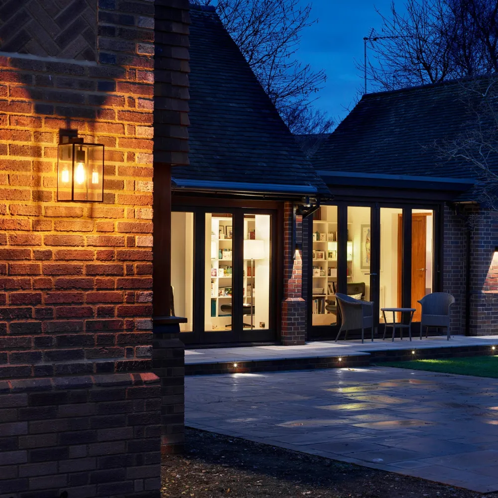 Astro Lighting Appliques>Box Lantern 350 Appliques Outdoor Noir