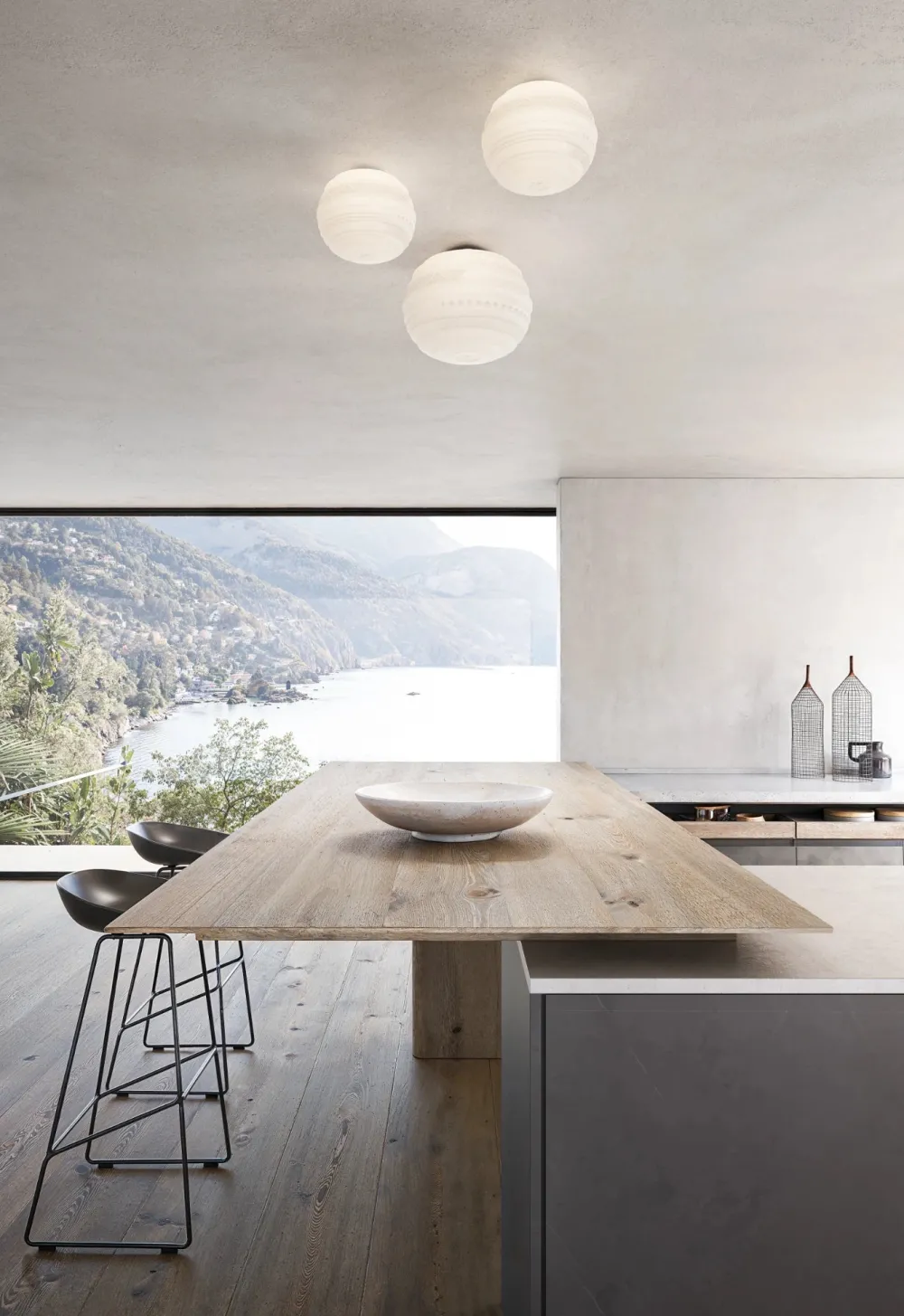 Karman Appliques>Braille Plafionniers/Appliques Ø40cm blanc