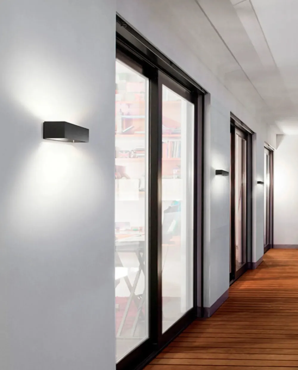 Light-Point Appliques|Appliques>Brick LED Outdoor Appliques Noir