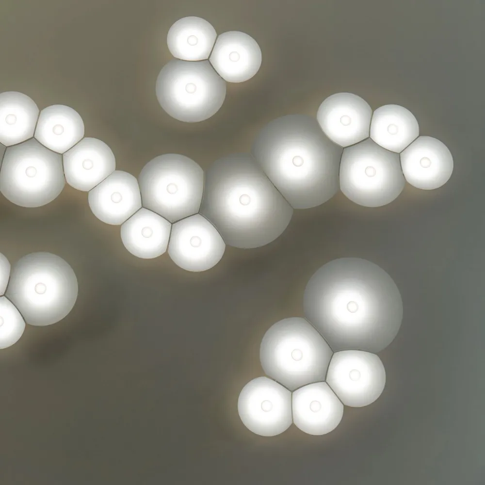 Luceplan Plafonniers>Bulbullia 62x37 Plafonniers Blanc