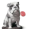 Lladro Enfant|Figurines>Bulldog Figurines Blanc