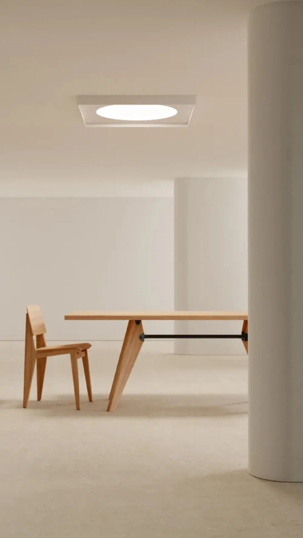 Luceplan Plafonniers|Appliques>Cassette 90x90cm Appliques Plafonniers LED Blanc mat