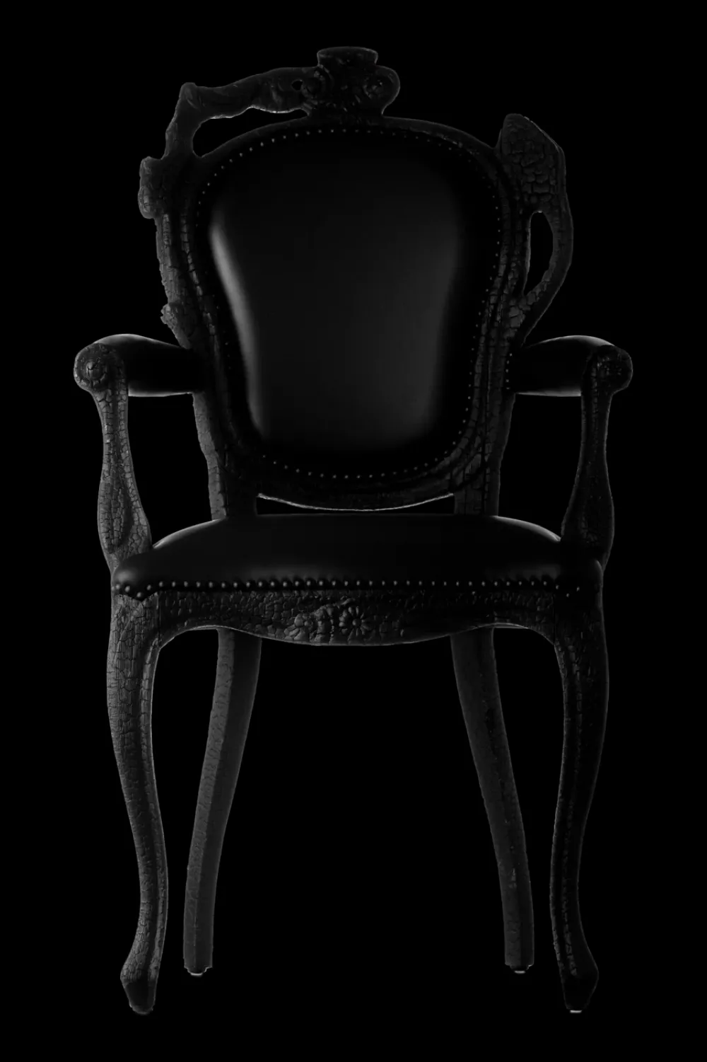 Moooi Chaises|Salon>Chaise Smoke Avec Accoudoirs Noir