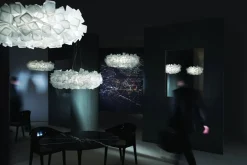 Slamp Suspensions>Clizia Large Suspensions Blanc