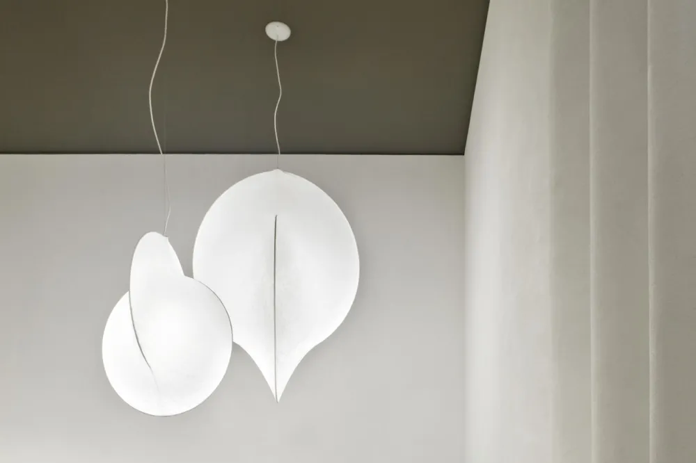 Flos Suspensions>Cocoon Overlap S2 Suspensions Blanc ø100cm