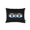 Vitra Coussins Et Plaids>Coussin Graphic Print Eyes Noir