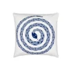 Vitra Enfant|Coussins Et Plaids>Coussin Graphic Print Snake Bleu
