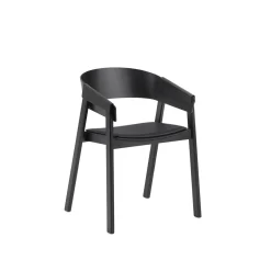 Muuto Fauteuils|Chaises>Cover Fauteuil avec coussin en cuir