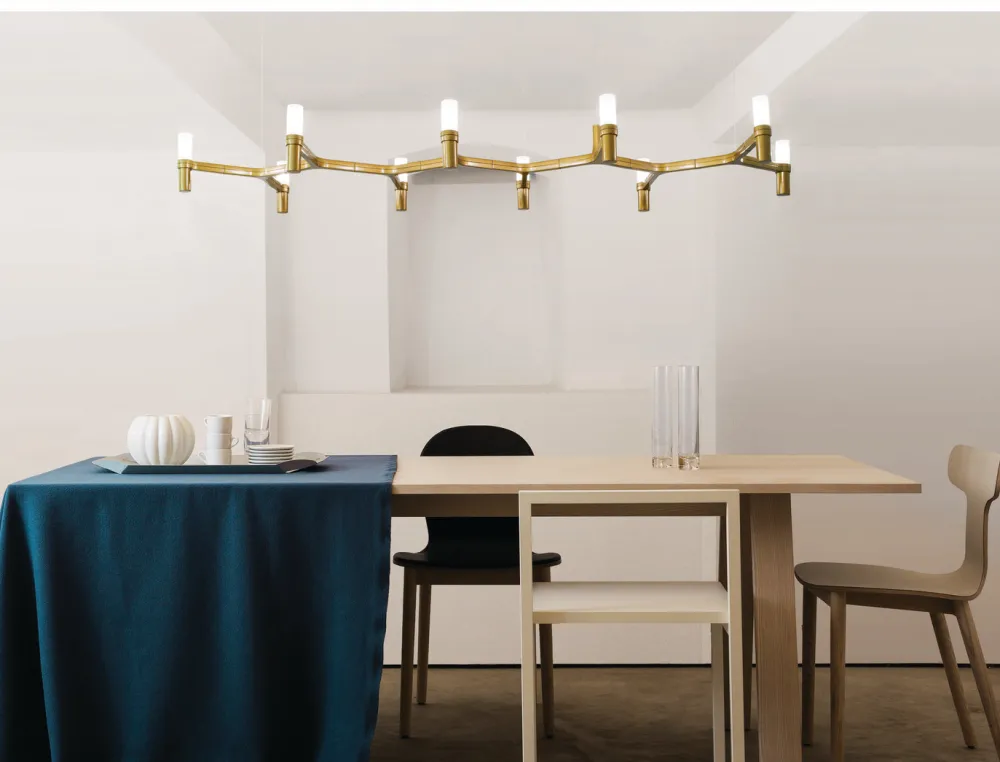 Nemo Lighting Lustres|Suspensions>Crown Plana Linea Lustres