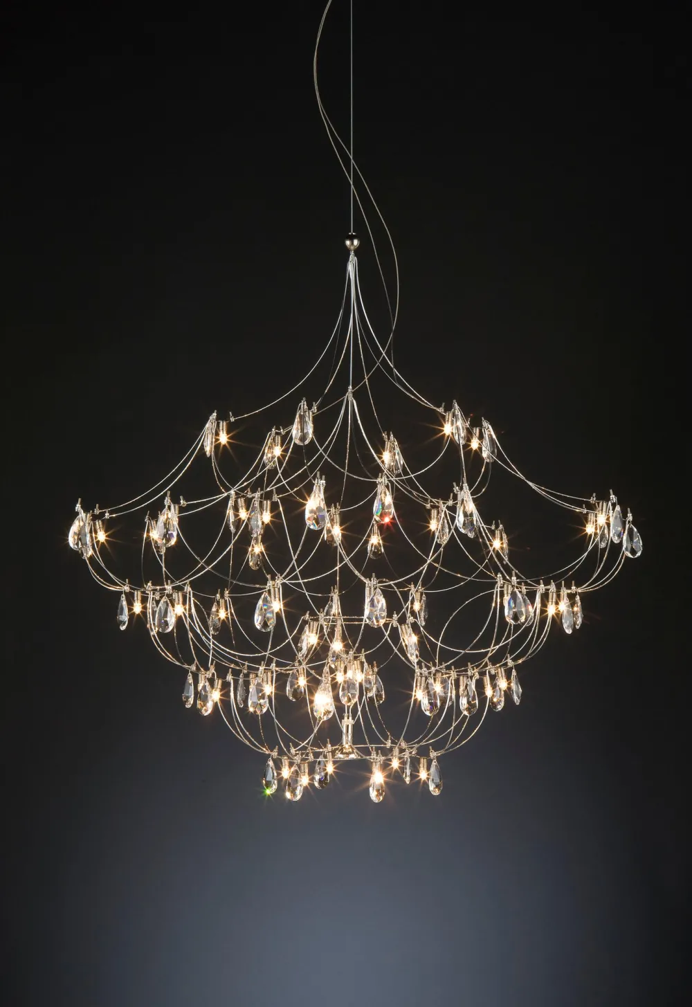 Quasar Lustres|Suspensions>Crystal Galaxy Suspensions LED