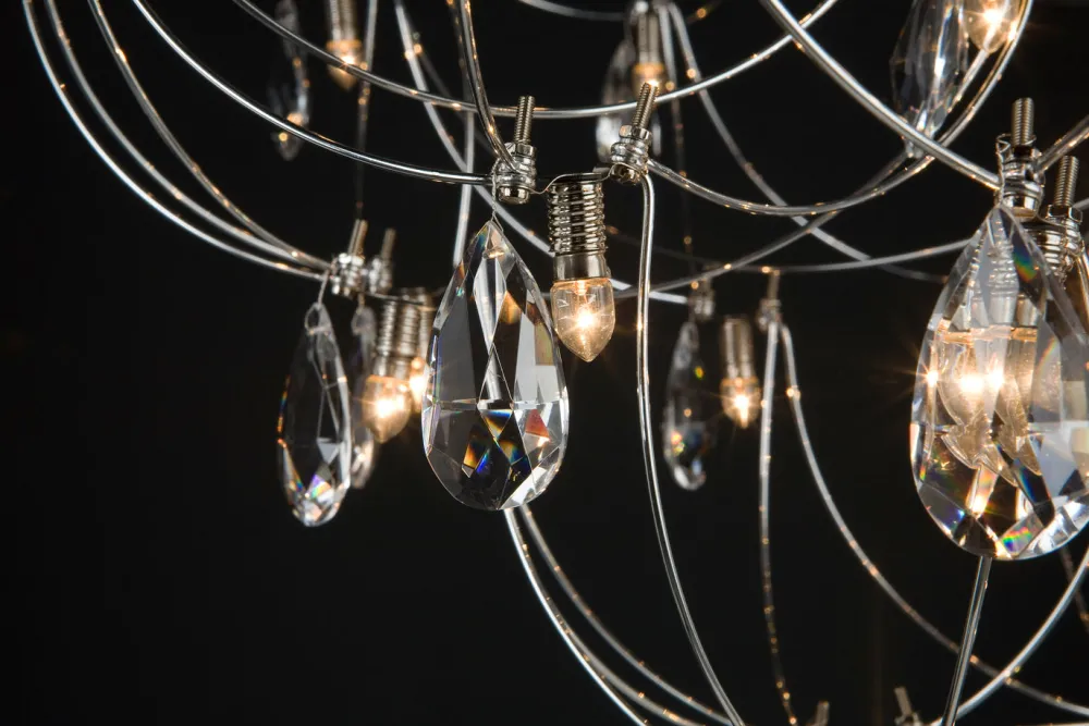 Quasar Lustres|Suspensions>Crystal Galaxy Suspensions LED