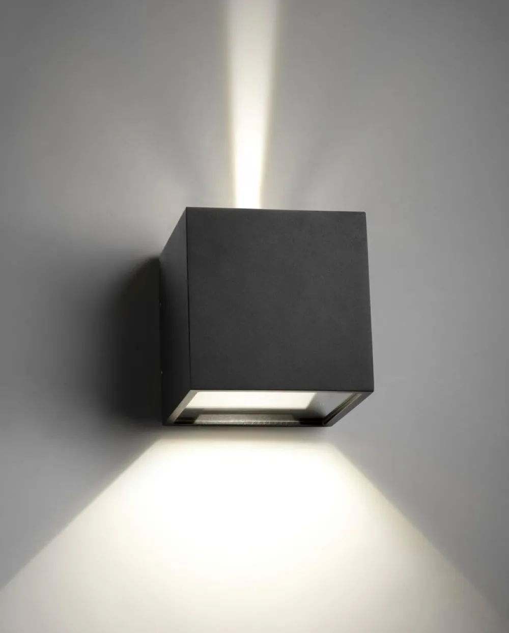 Light-Point Appliques>Cube XL Appliques Outdoor LED Noir