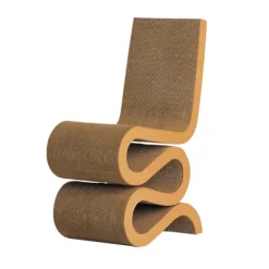 Vitra Déco>Décoration Miniatures Wiggle Side Chair Marron