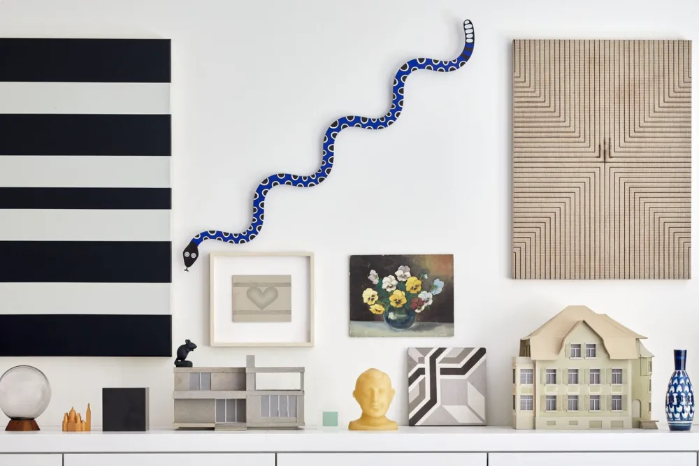 Vitra Enfant>Décoration murale Magic Snake Bleu