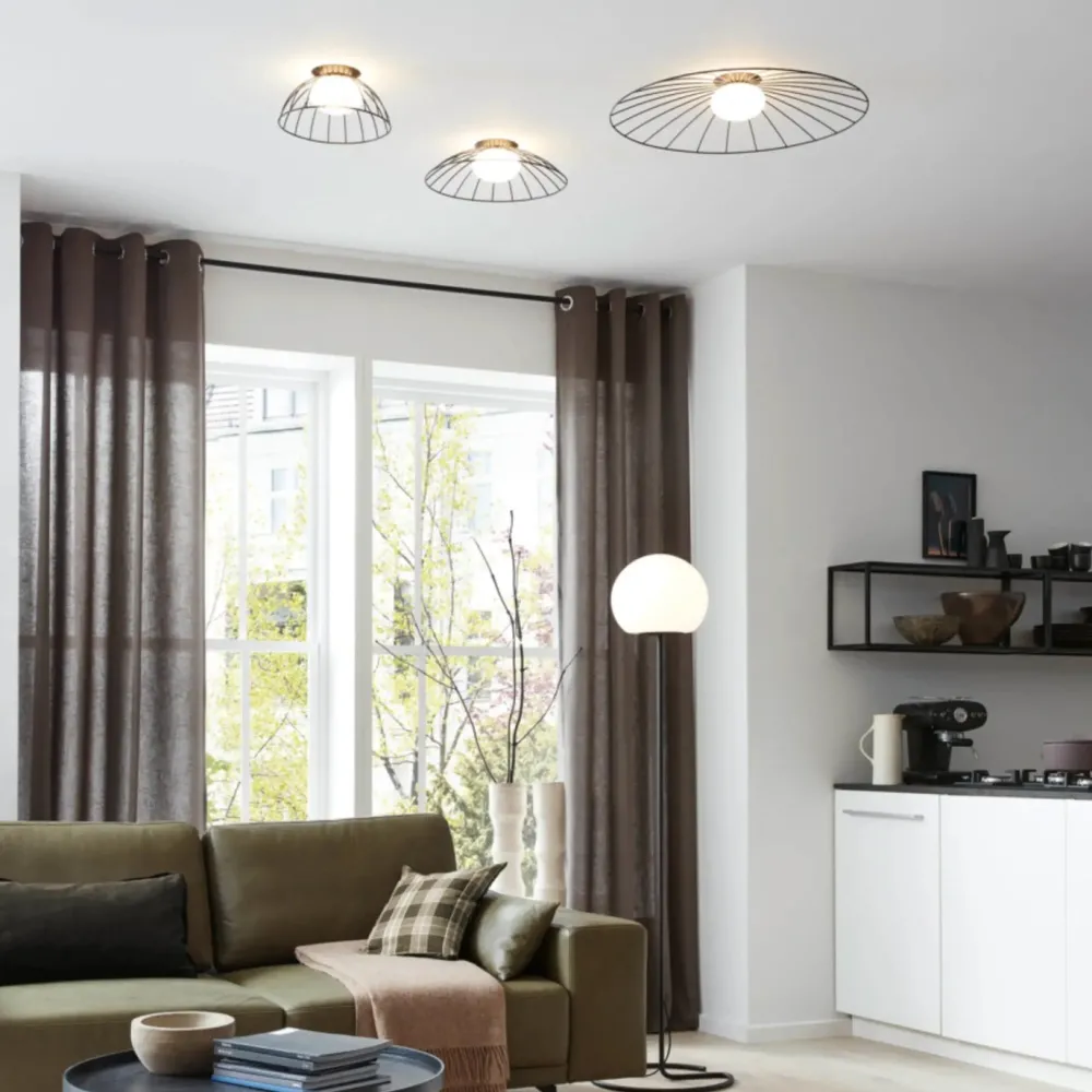 Wever u0026 Ducré Liseuses|Lampadaires>Dro Floor 3.0 Lampadaires Noir et Verre Opalin Blanc