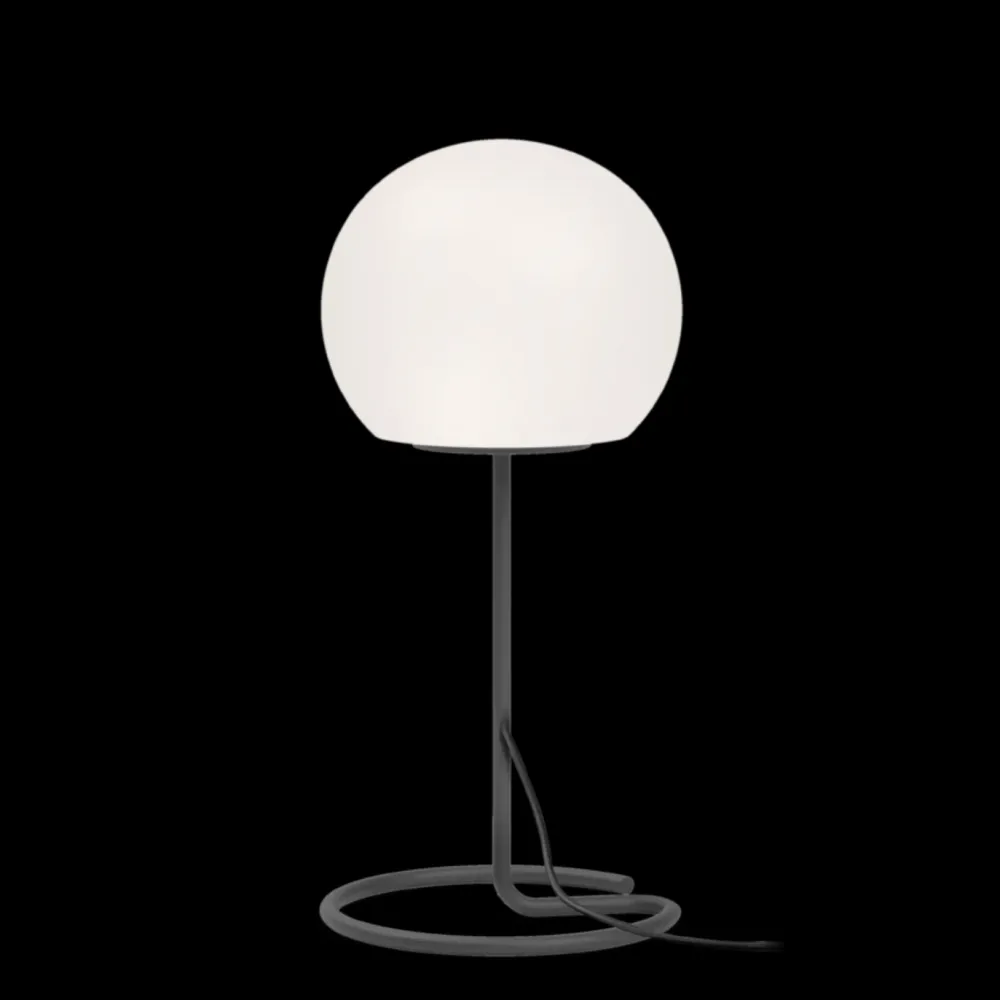 Wever u0026 Ducré Lampes À Poser|Lampes À Poser>Dro Table 3.0 Lampes à poser Noir et Verre Opalin Blanc