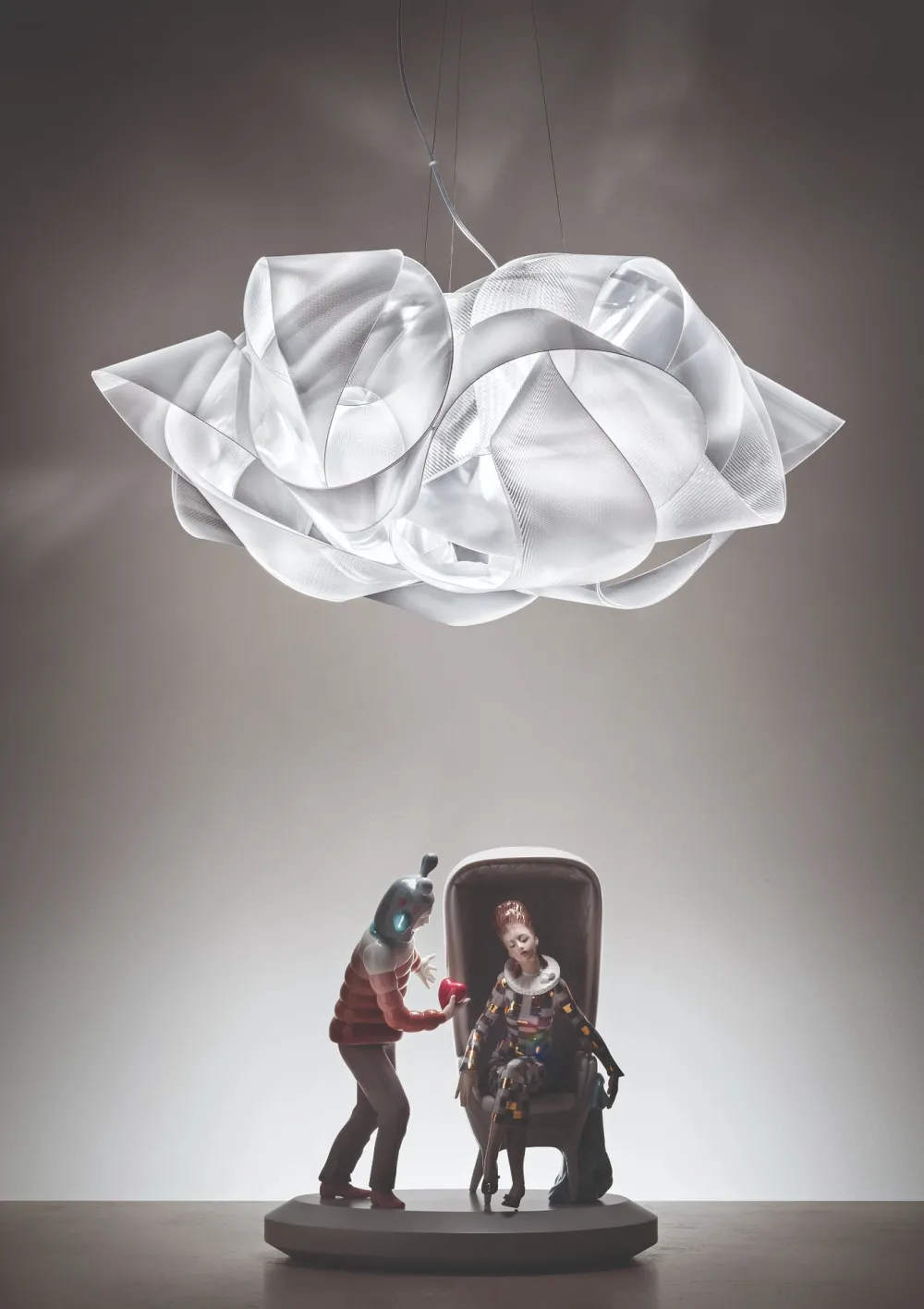 Slamp Suspensions>Fabula Suspensions Argent