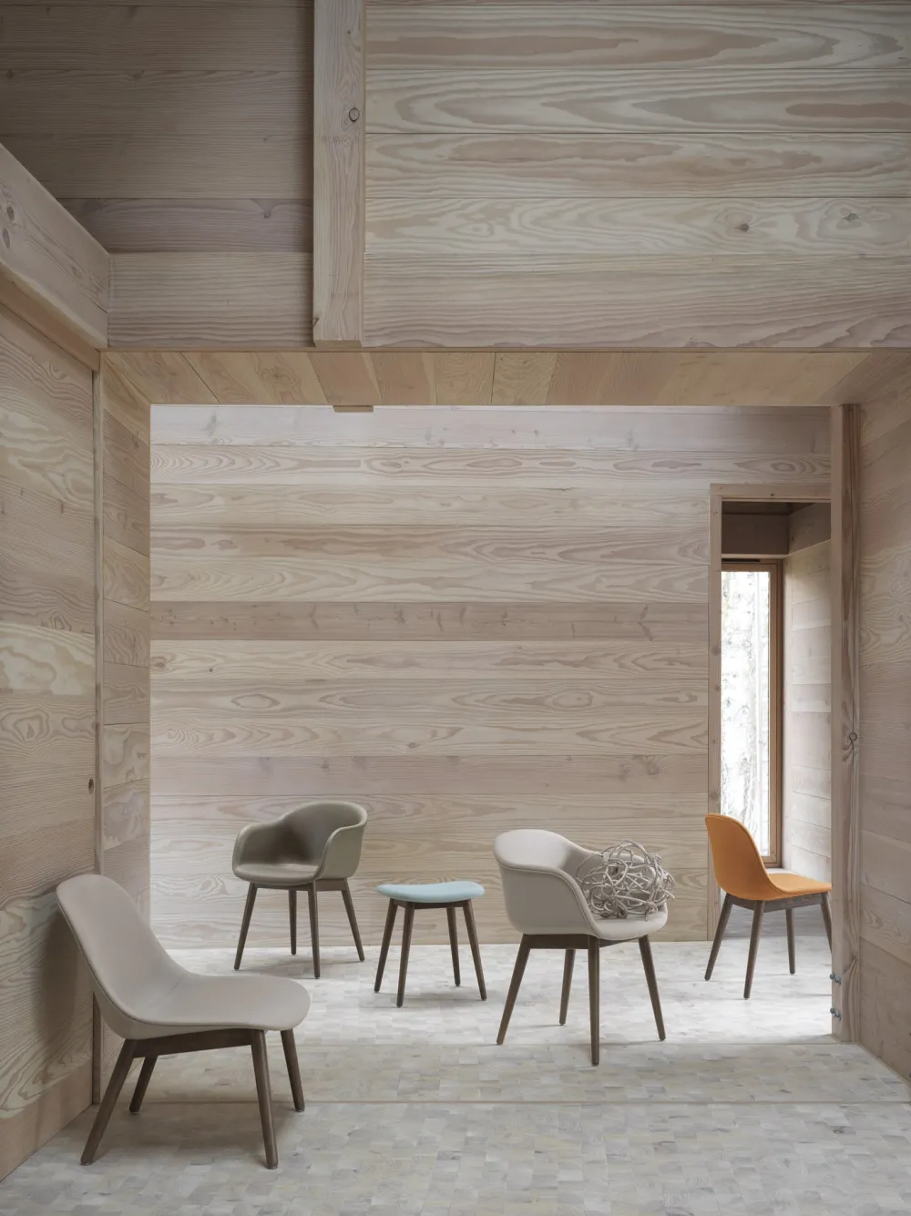 Muuto Fauteuils|Chaises>Fauteuil Fiber Base Bois