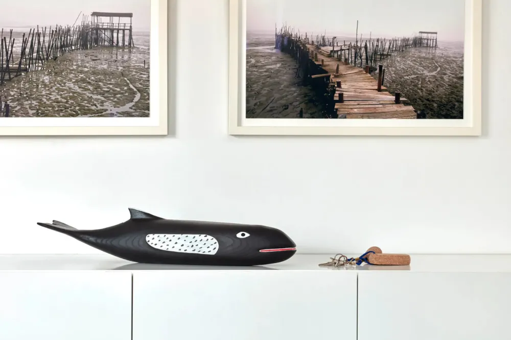 Vitra Enfant|Déco>Figurine Eames House Whale Noir-Blanc